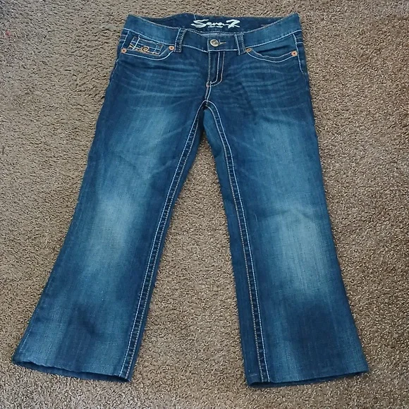 Seven7 denim bootcut jeans size 31 - Picture 1 of 15
